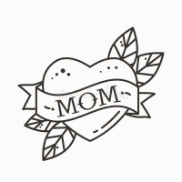 Mom-dad-tattoo-simple01