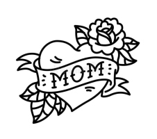 Mom-dad-tattoo-simple06