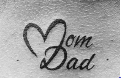 mom and dad tattoo designs